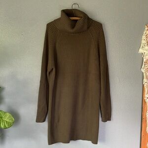French Connection Olive Turtleneck Sweater